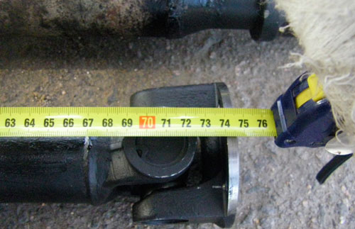 длина карданного вала